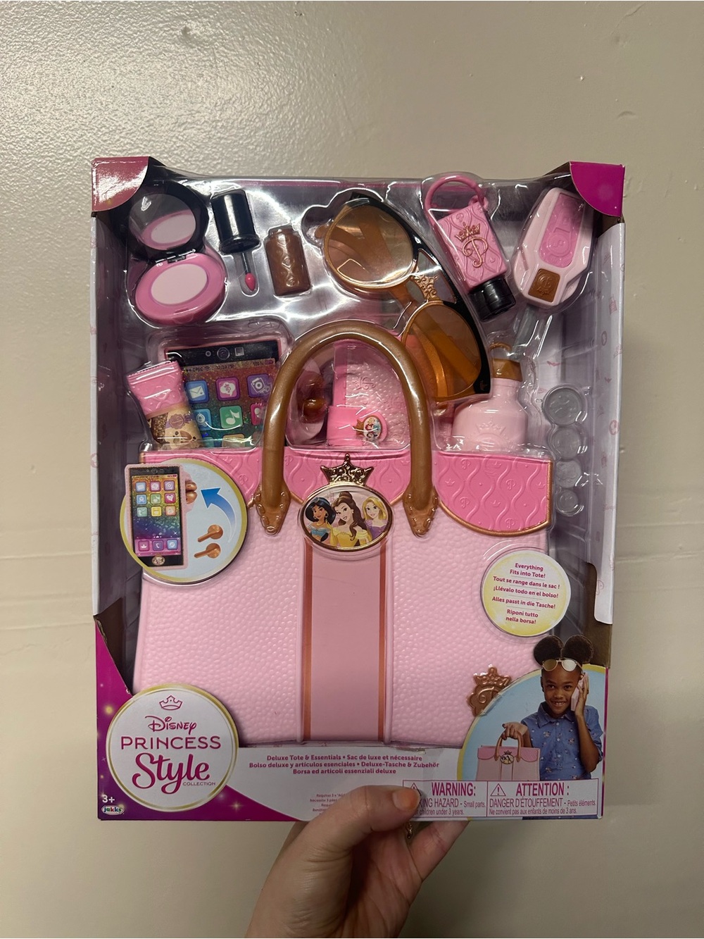Disney Princess Style Collection Deluxe Tote Purse 20+ Piece Pretend Play Set